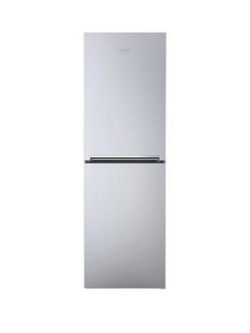 Beko Cfg1552S 55Cm Frost Free Fridge Freezer - Next Day Delivery - Silver
